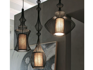 FILE - Contemporary style metal pendant lamp _ Adriani e Rossi edizioni